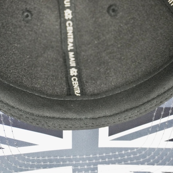 Maui Central Snap Back Hat Limited Edition Union Jack Double Portion Supply - Picture 8 of 8